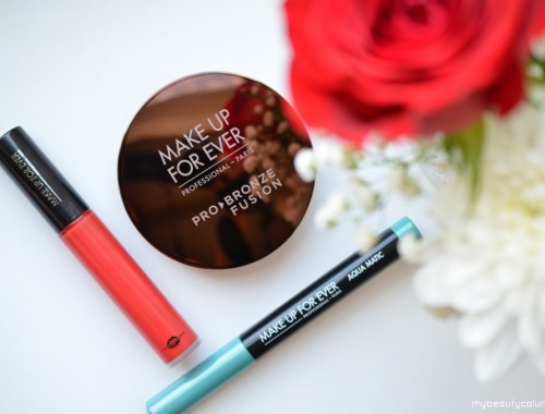 Make Up For Ever Pro Bronze Fusion, Artist Plexi-Gloss & Aqua Matic eyeshadow
