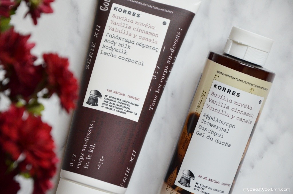 Korres Vanilla Cinnamon Bodymilk & Showergel