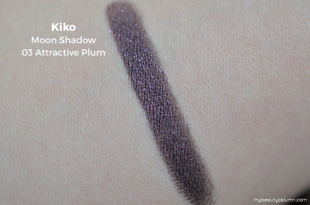 Kiko Midnight Siren Collection: Moon Shadow 03 Attractive Plum Swatch