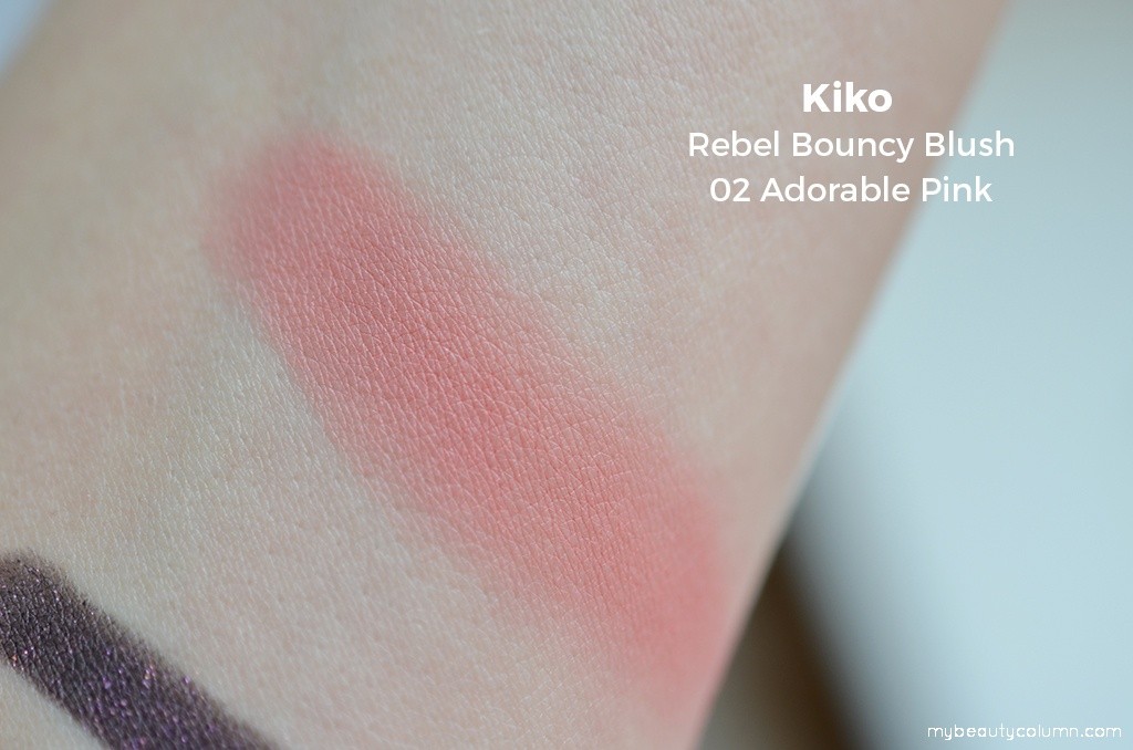 Kiko Rebel Romantic Collection: 02 Adorable Pink blush swatch
