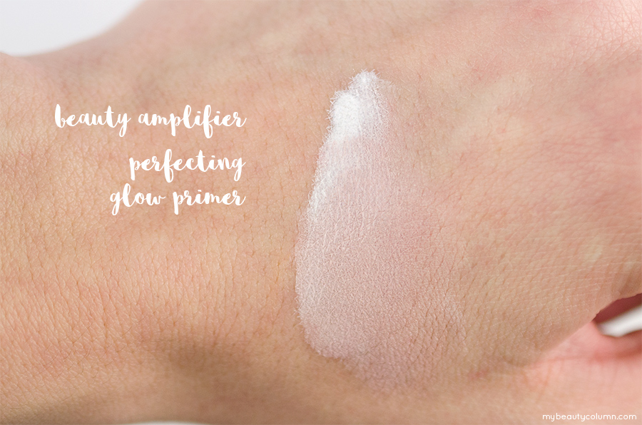 Sephora Beauty Amplifier Glow Primer Swatch - MyBeautyColumn.com