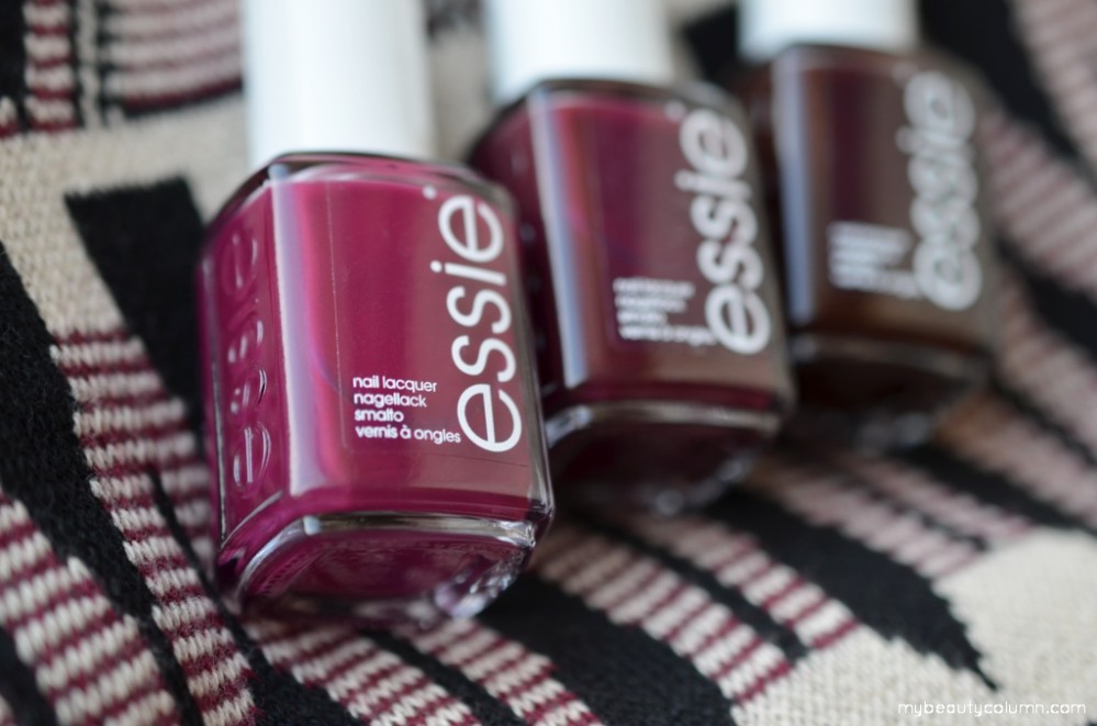 essie bordo crveni lak