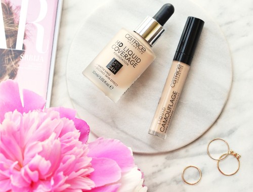 Catrice HD Liquid Coverage Foundation & Catrice Liquid Camouflage Concealer - Review & Swatches - MyBeautyColumn.com