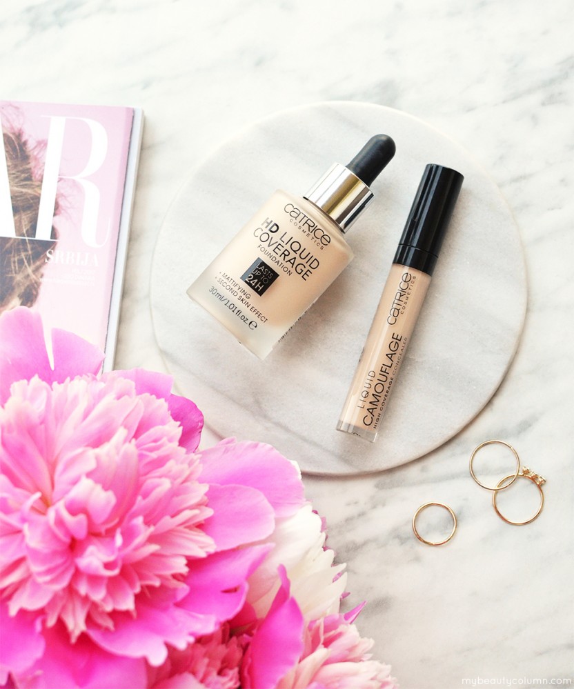 Catrice HD Liquid Coverage Foundation & Catrice Liquid Camouflage Concealer - Review & Swatches - MyBeautyColumn.com